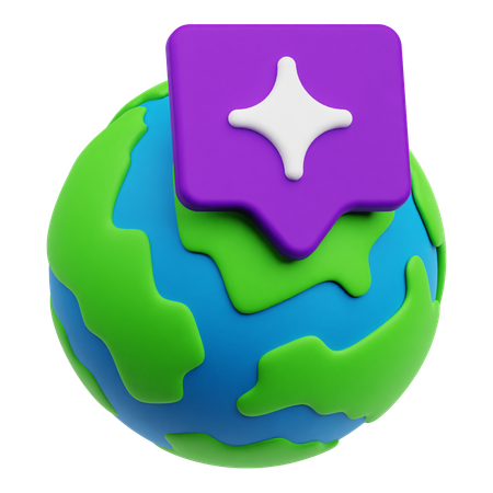 Discussion mondiale  3D Icon