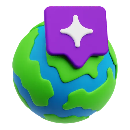 Discussion mondiale  3D Icon