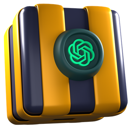 Chat Gpt Box  3D Icon