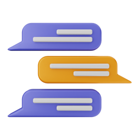 Chat Group  3D Icon