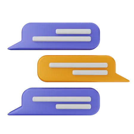 Chat Group  3D Icon