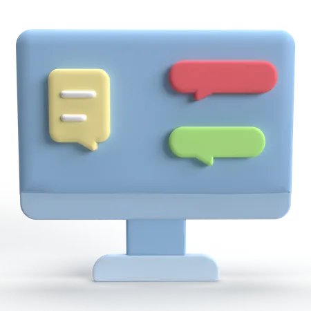 Grupo de chat  3D Icon