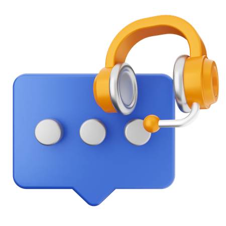 Chat-Helpdesk  3D Icon