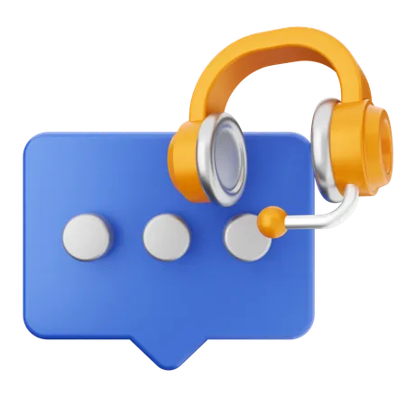 Chat-Helpdesk  3D Icon