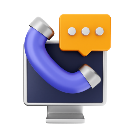 Chat-Helpdesk  3D Icon