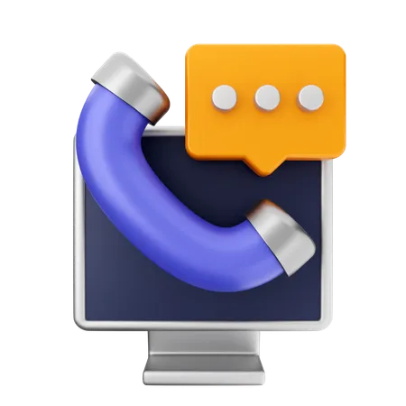 Chat-Helpdesk  3D Icon