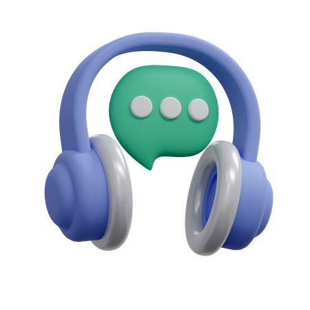 Chat Helpdesk  3D Icon