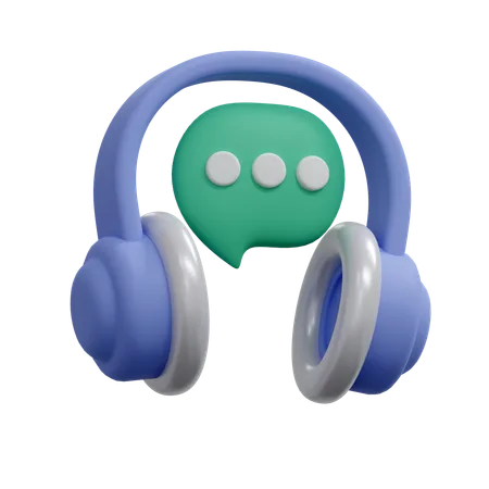 Chat Helpdesk  3D Icon