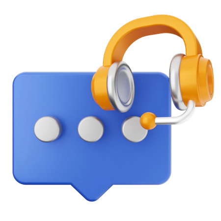 Chat Helpdesk  3D Icon