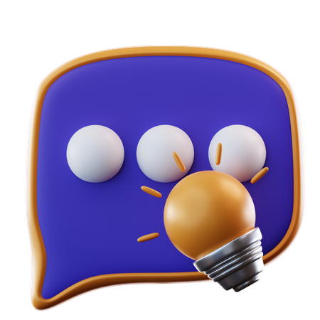 Idée de discussion  3D Icon