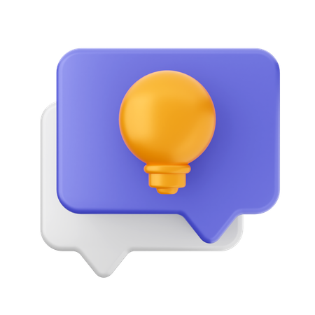 Chat-Idee  3D Icon