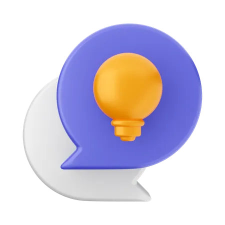 Chat-Idee  3D Icon