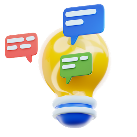 Chat-Idee  3D Icon