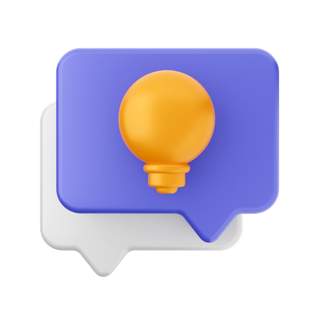 Chat ideo  3D Icon