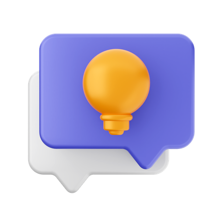 Chat ideo 3D Icon