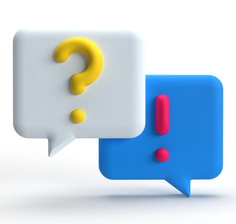 Chat Info  3D Icon