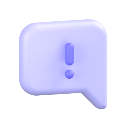 Chat-info 3D Icon