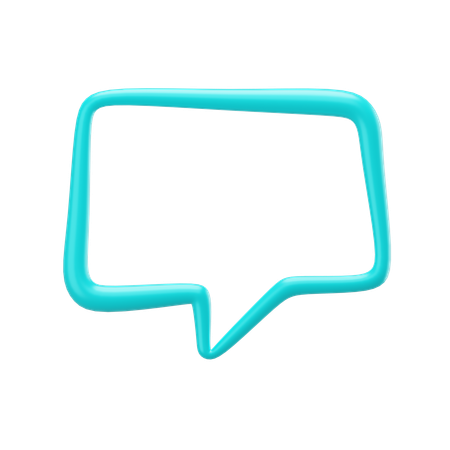 Chat-Gekritzel  3D Icon