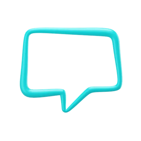 Chat-Gekritzel  3D Icon