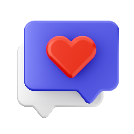 Chatten liebe  3D Icon