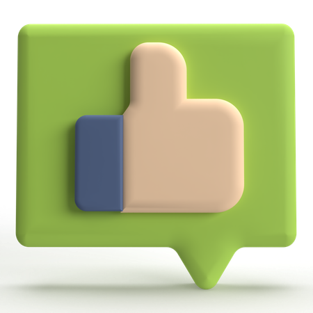 Chat LikeSurvey  3D Icon