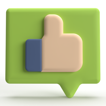 Chat LikeSurvey  3D Icon