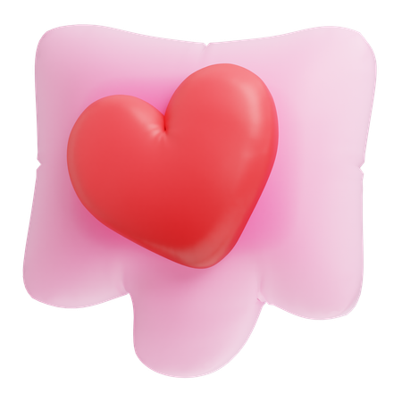 Chat Love  3D Icon