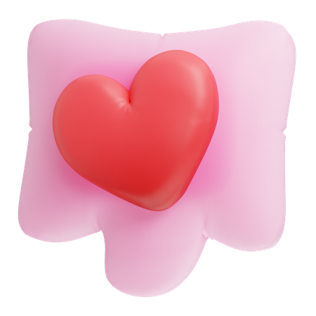 Chat Love  3D Icon