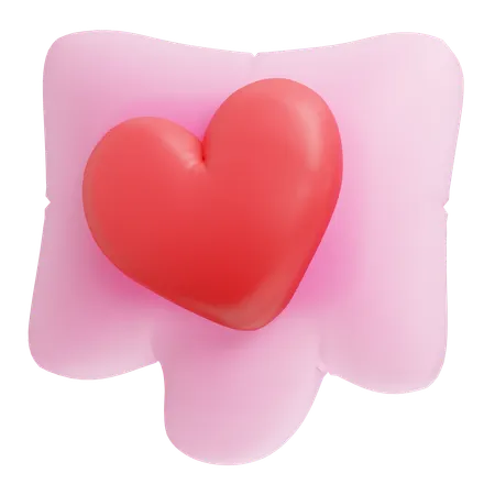 Chat Love  3D Icon