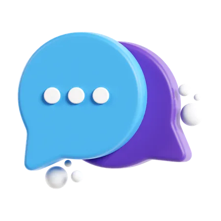 Chat Massage  3D Icon