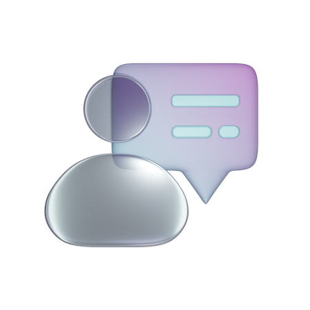 Chat massanger  3D Icon