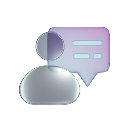 Chat massanger  3D Icon