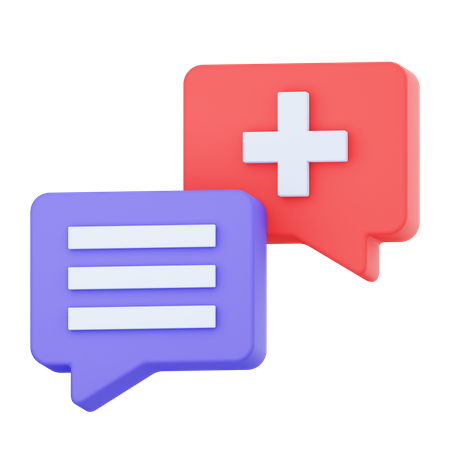 Discussion médicale  3D Icon