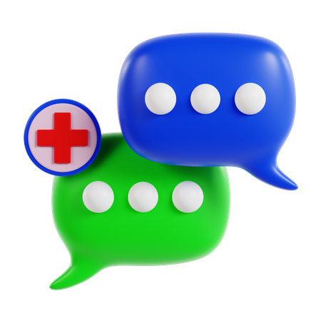 Discussion médicale  3D Icon