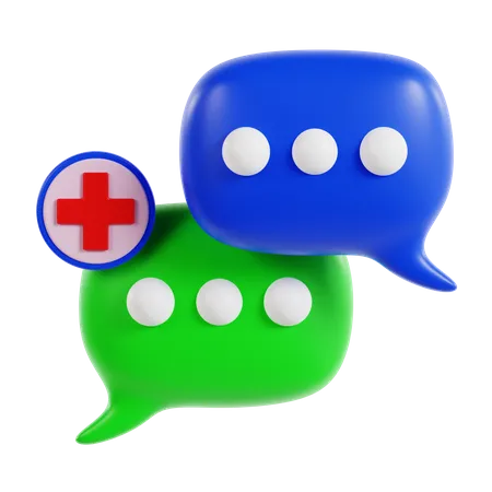 Discussion médicale  3D Icon