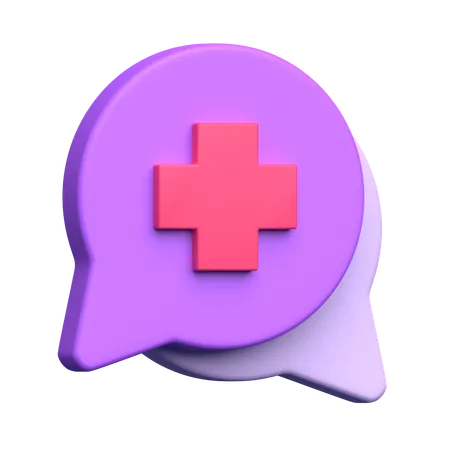 Charla medica  3D Icon