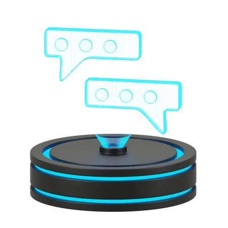 Chat Message  3D Icon