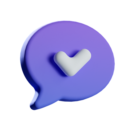 Chat mit Tick-Tack  3D Icon