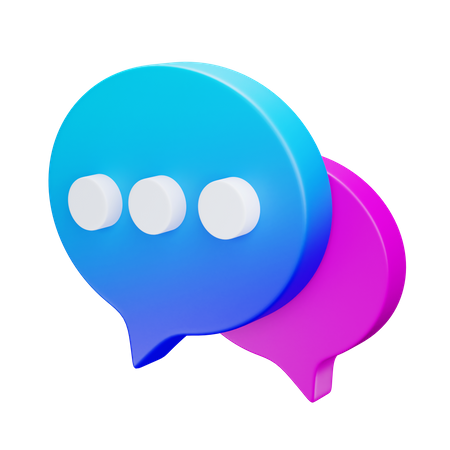 Chat-Nachricht  3D Icon