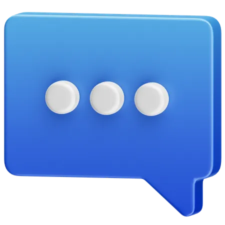 Chat-Nachricht  3D Icon