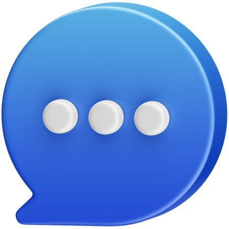 Chat-Nachricht  3D Icon