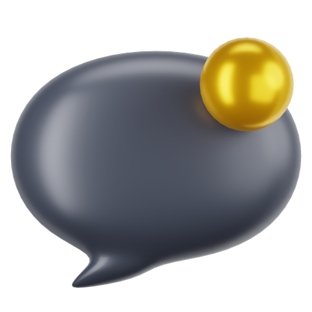 Chat Notification  3D Icon