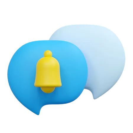 Chat notification  3D Icon