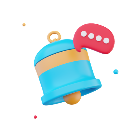 Chat Notification 3D Icon