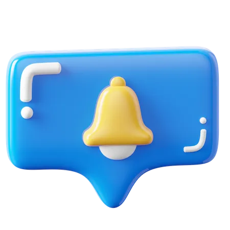 Chat Notification 3D Icon