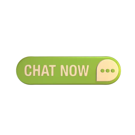 Chat Now Button  3D Icon