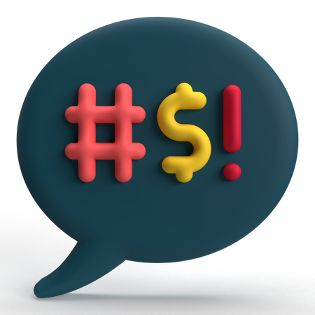 Discussion obscène  3D Icon