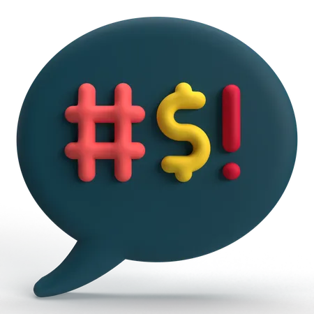 Discussion obscène  3D Icon