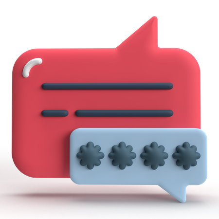 Chat Open Access  3D Icon
