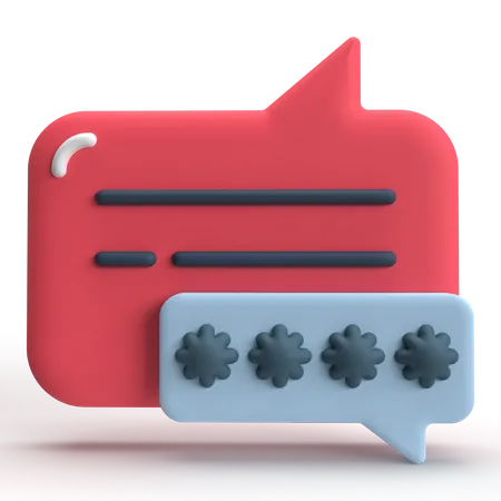 Chat Open Access  3D Icon
